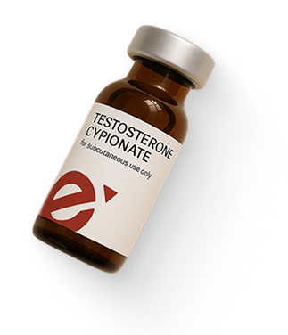Testosterone cypionate vial used for testosterone replacement therapy