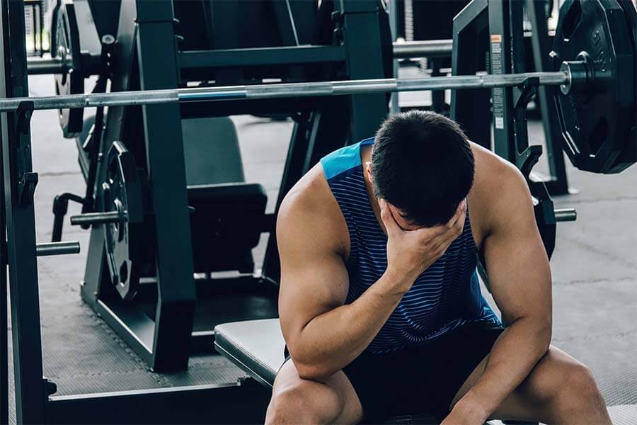 Stress affects testosterone levels and muscle building